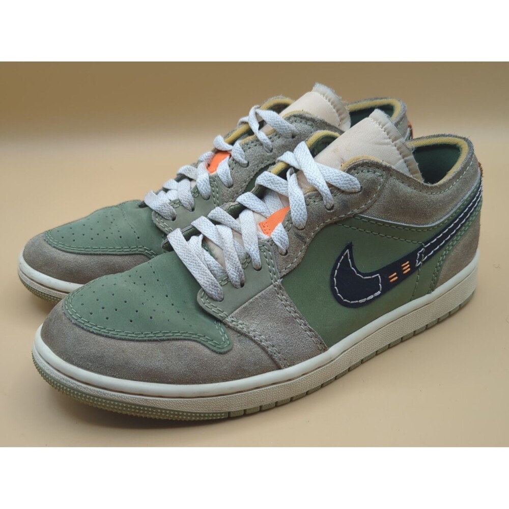 Air Jordan 1 SE Craft Low Light Olive Men's Sz 8 - Picture 2 of 13